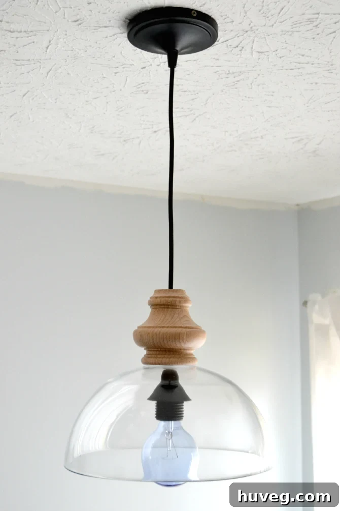 diy glass light fixture knockoff uglyducklinghouse