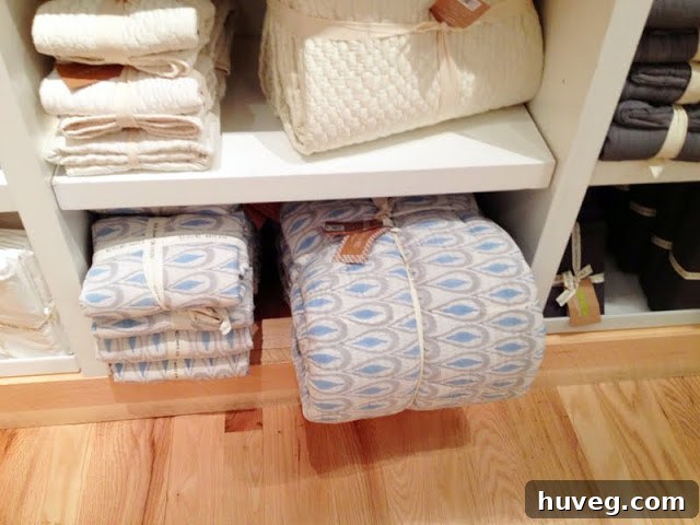 Decorative woven baskets with beautifully wrapped soaps for home decor