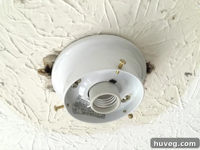 Gumball Ceiling Mount Light Fixture Removal