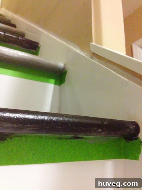 Frog Tape for precise painting lines