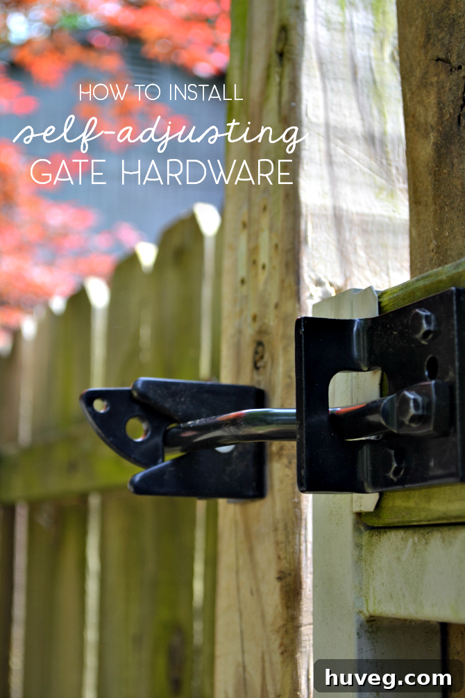 Infographic: Step-by-step guide on installing automatic adjusting gate hardware