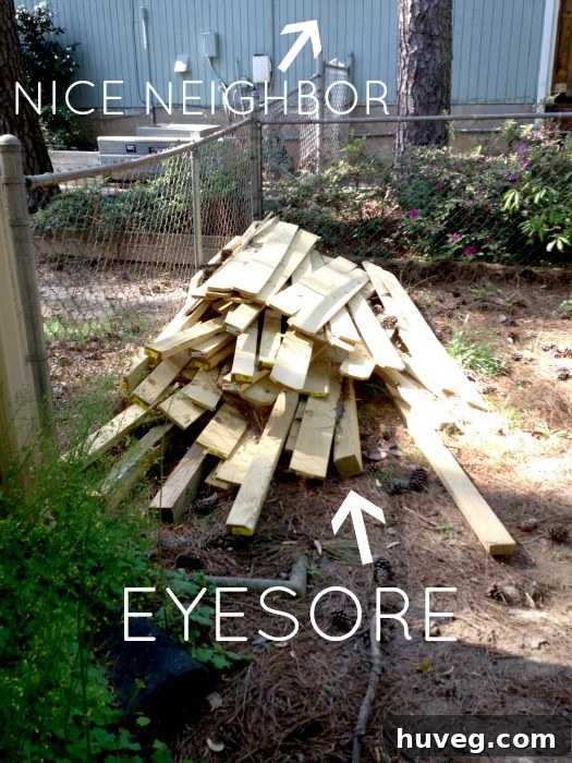 neighborly eyesore, how to deal with it kindly