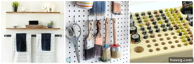 Inspiring home organization projects from past DIY challenges.