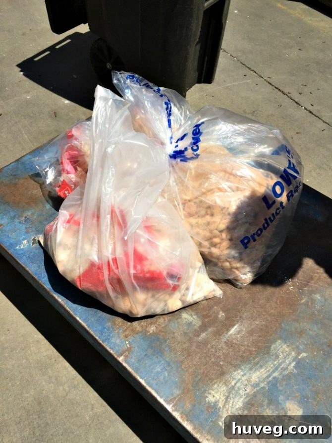 Discount on broken bags of landscaping rock