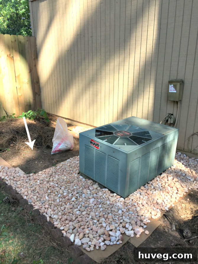 Utility area makeover - side of house