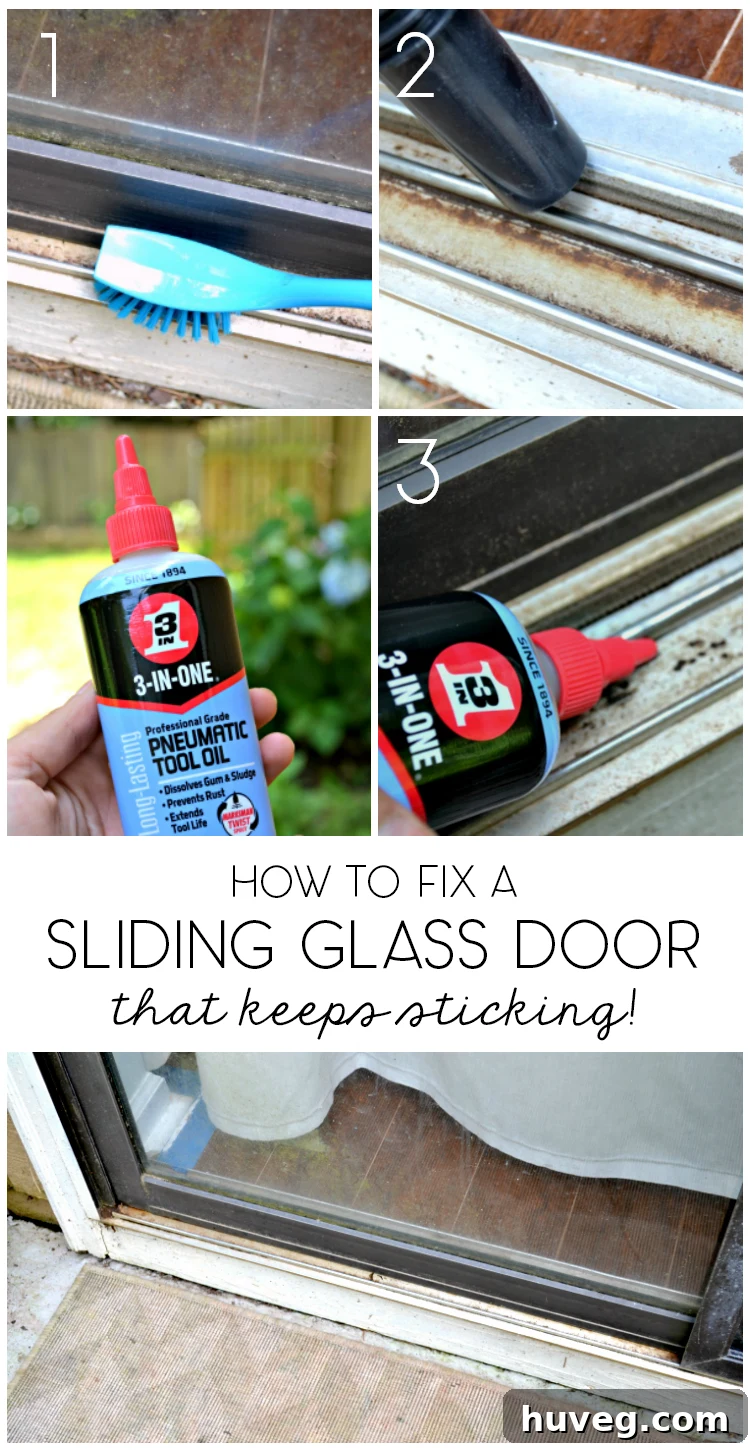 how to fix sliding glass door in five minutes