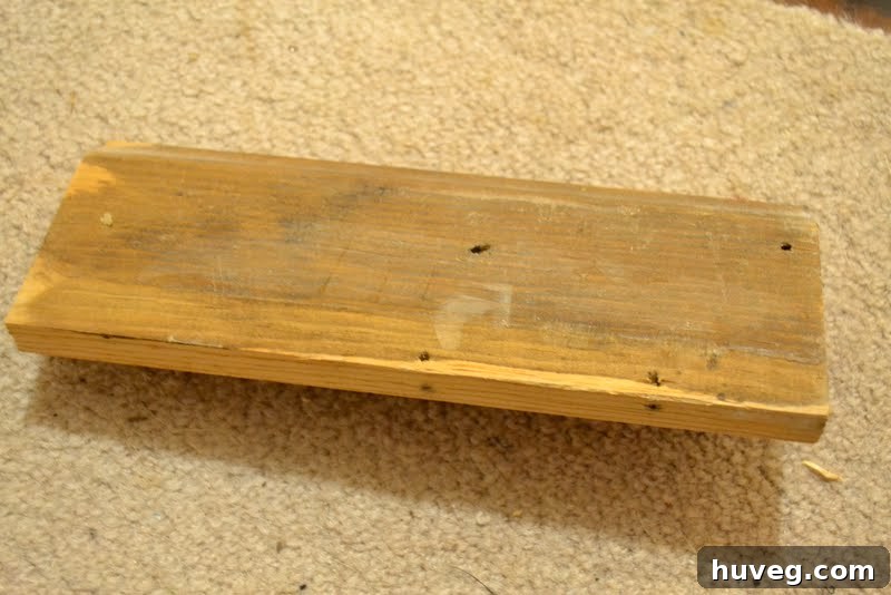 Old baseboard