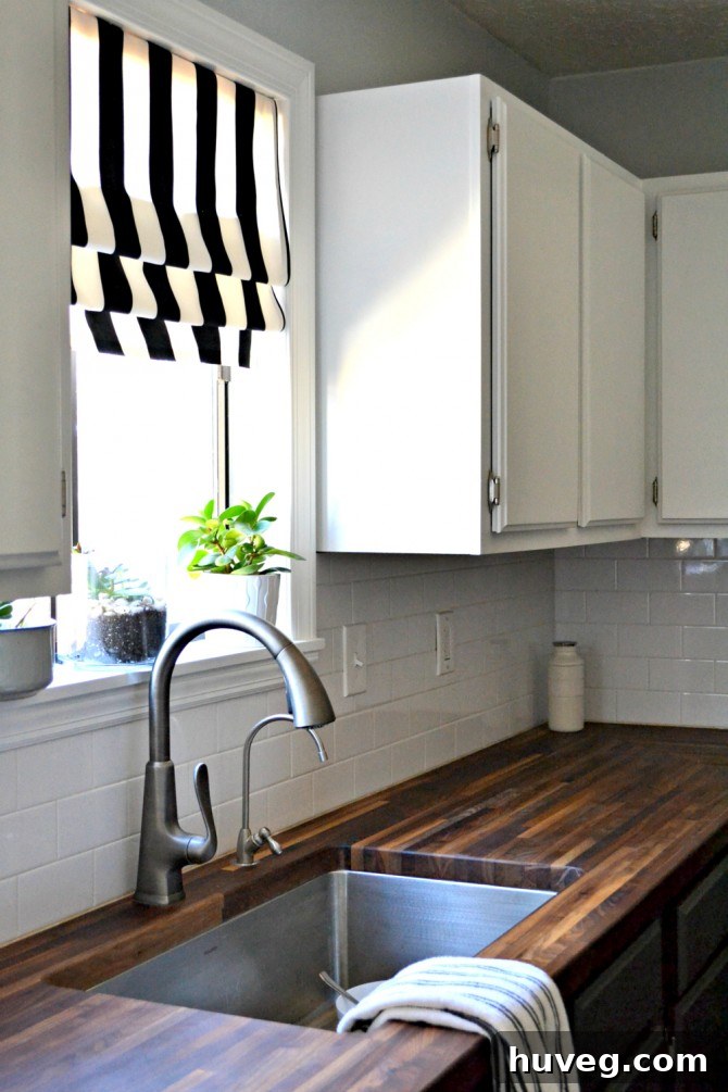 Beautifully updated kitchen window area, bright and inviting