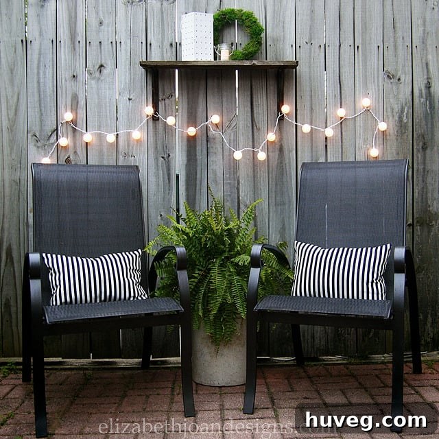 backdrop on fence elizabethjoandesigns