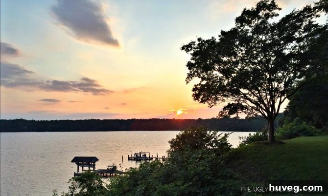 Deltaville sunset avoid being too busy - Embrace Serenity