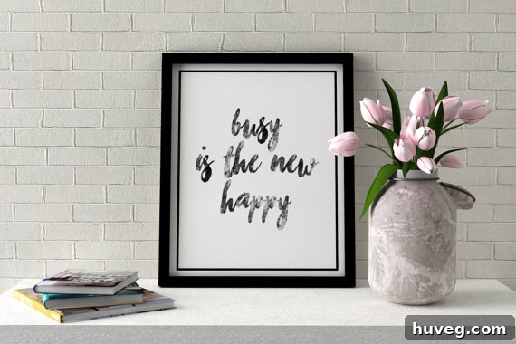 busy is the new happy GEyesPhotography - Inspirational Print
