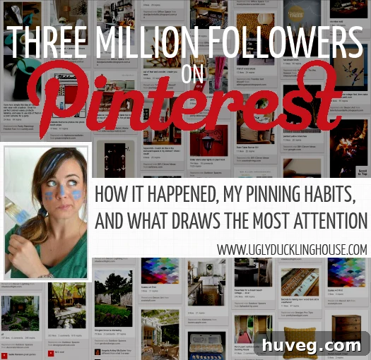 A visual representation of the author's achievement of three million Pinterest followers, emphasizing Pinterest growth strategies.