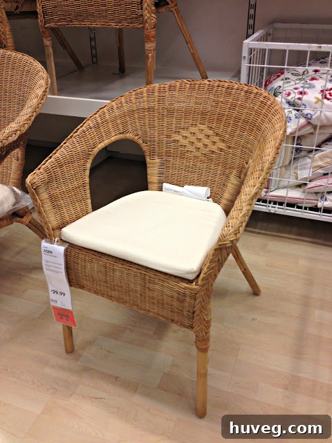 A pair of stylish outdoor chairs on a patio, ready for customization with new cushions.