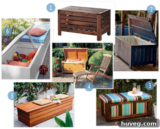 Inspiration for Outdoor Storage Bench