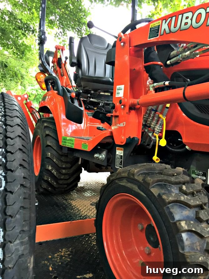 kubota tractor loader backhoe - versatile equipment for yard leveling