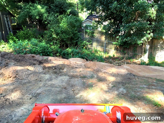 Filling in the backyard sinkhole over day 1 and 2 of the landscaping project.